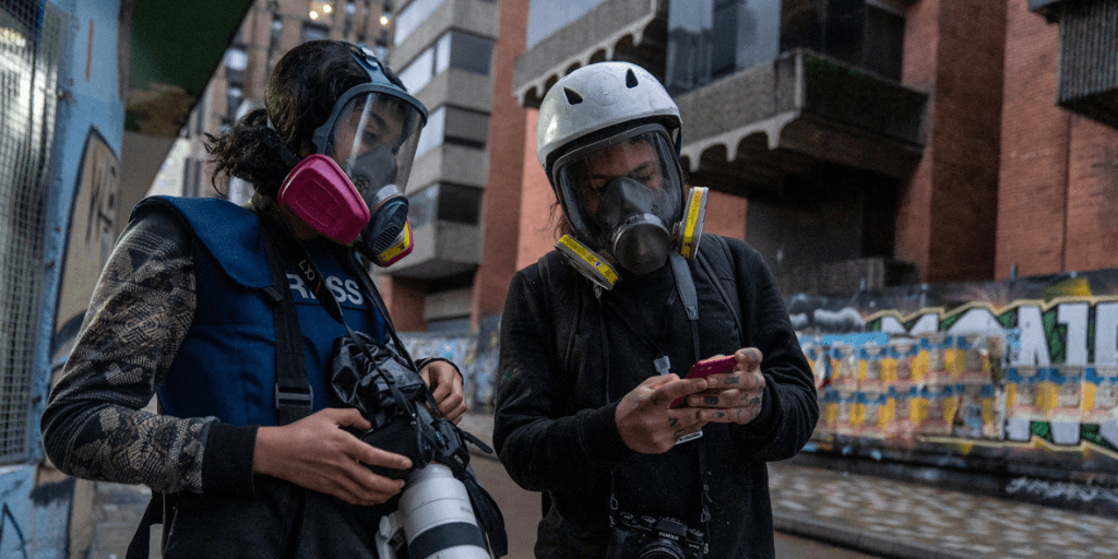 Fuerza pública agredió a la prensa en manifestaciones